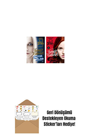 Vampir Günlükleri - Kurtuluş Vol. 1 Görünmeyen + Vampir Günlükleri - Vol. 3 Kaderin Yükselişi + Okuma Sticker'ları