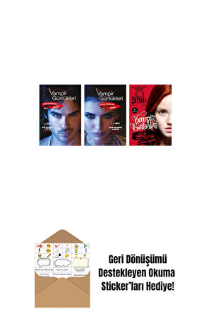 L. J. Smith 3 Kitap Set + Okuma Sticker'ları