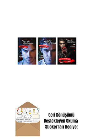 L. J. Smith 3 Kitap Set + Okuma Sticker'ları