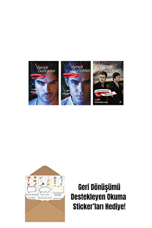 L. J. Smith 3 Kitap Set + Okuma Sticker'ları