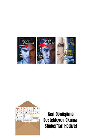 L. J. Smith 3 Kitap Set + Okuma Sticker'ları