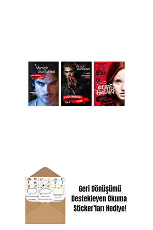 L. J. Smith 3 Kitap Set + Okuma Sticker'ları