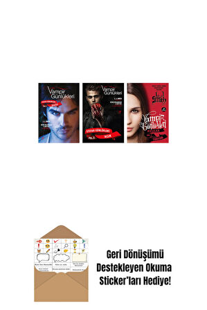 L. J. Smith 3 Kitap Set + Okuma Sticker'ları