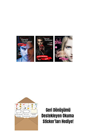 L. J. Smith 3 Kitap Set + Okuma Sticker'ları