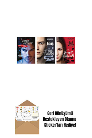 L. J. Smith 3 Kitap Set + Okuma Sticker'ları