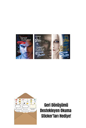 L. J. Smith 3 Kitap Set + Okuma Sticker'ları