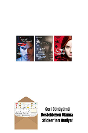 L. J. Smith 3 Kitap Set + Okuma Sticker'ları