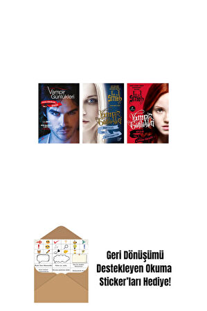 L. J. Smith 3 Kitap Set + Okuma Sticker'ları