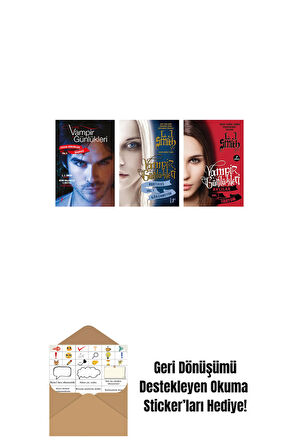 L. J. Smith 3 Kitap Set + Okuma Sticker'ları