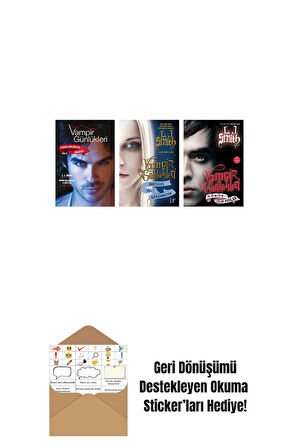 L. J. Smith 3 Kitap Set + Okuma Sticker'ları