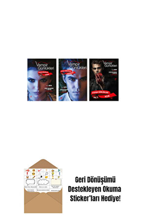 L. J. Smith 3 Kitap Set + Okuma Sticker'ları