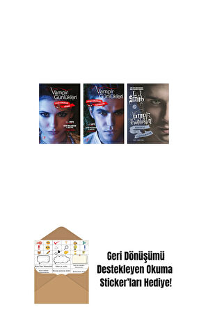 L. J. Smith 3 Kitap Set + Okuma Sticker'ları