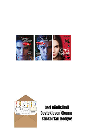 L. J. Smith 3 Kitap Set + Okuma Sticker'ları
