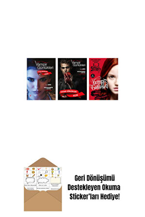 L. J. Smith 3 Kitap Set + Okuma Sticker'ları
