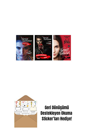 L. J. Smith 3 Kitap Set + Okuma Sticker'ları