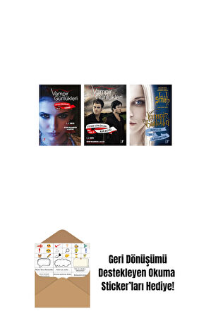L. J. Smith 3 Kitap Set + Okuma Sticker'ları
