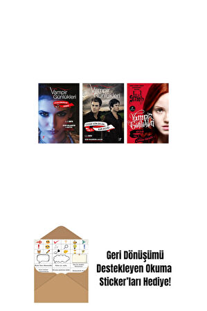 L. J. Smith 3 Kitap Set + Okuma Sticker'ları