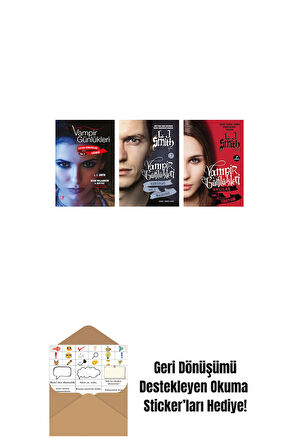 L. J. Smith 3 Kitap Set + Okuma Sticker'ları