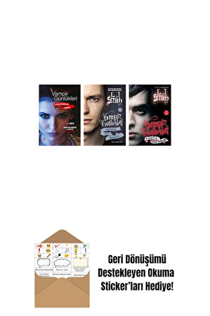 L. J. Smith 3 Kitap Set + Okuma Sticker'ları