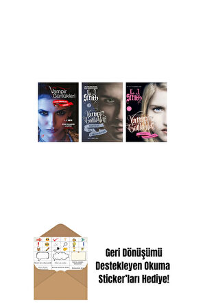 L. J. Smith 3 Kitap Set + Okuma Sticker'ları