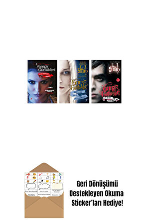 L. J. Smith 3 Kitap Set + Okuma Sticker'ları