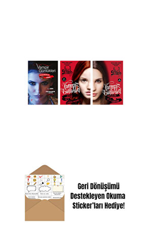 L. J. Smith 3 Kitap Set + Okuma Sticker'ları