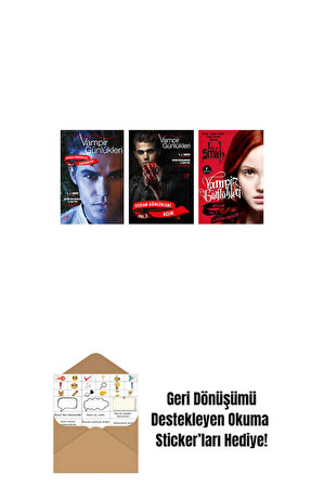 L. J. Smith 3 Kitap Set + Okuma Sticker'ları