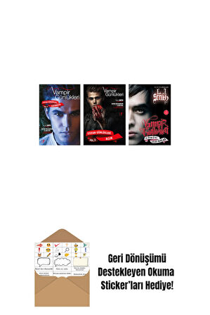 L. J. Smith 3 Kitap Set + Okuma Sticker'ları
