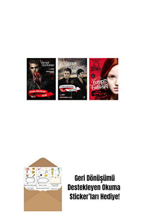 L. J. Smith 3 Kitap Set + Okuma Sticker'ları