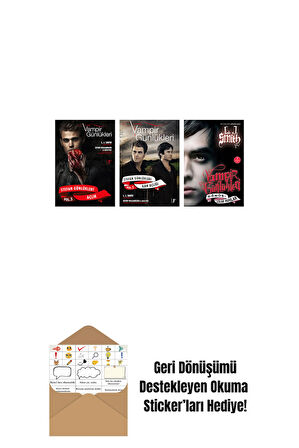 L. J. Smith 3 Kitap Set + Okuma Sticker'ları