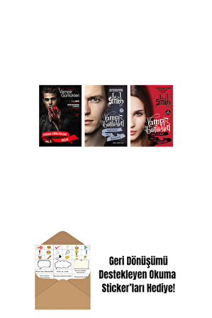 L. J. Smith 3 Kitap Set + Okuma Sticker'ları