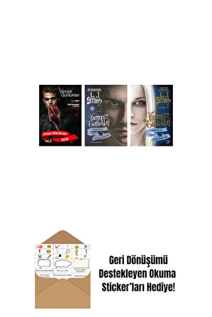 L. J. Smith 3 Kitap Set + Okuma Sticker'ları
