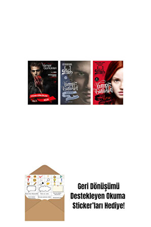 L. J. Smith 3 Kitap Set + Okuma Sticker'ları