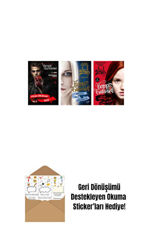 L. J. Smith 3 Kitap Set + Okuma Sticker'ları