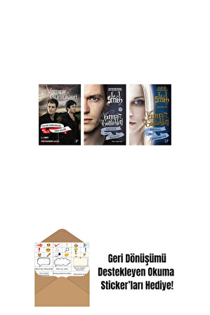 L. J. Smith 3 Kitap Set + Okuma Sticker'ları
