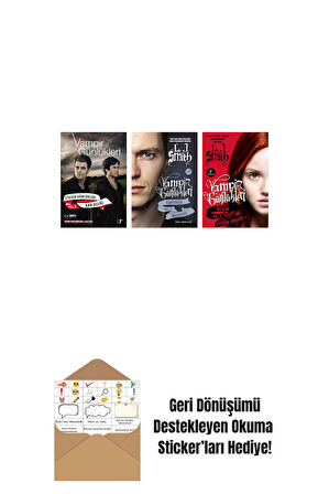 L. J. Smith 3 Kitap Set + Okuma Sticker'ları