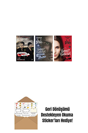 L. J. Smith 3 Kitap Set + Okuma Sticker'ları