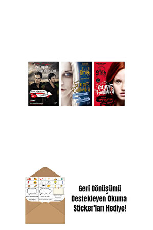 L. J. Smith 3 Kitap Set + Okuma Sticker'ları