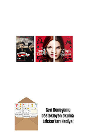 L. J. Smith 3 Kitap Set + Okuma Sticker'ları