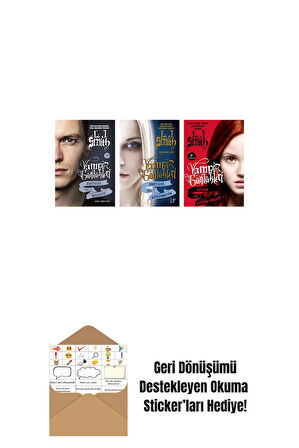L. J. Smith 3 Kitap Set + Okuma Sticker'ları