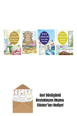 İpek Ongun 4 Kitap Set + Okuma Sticker'ları