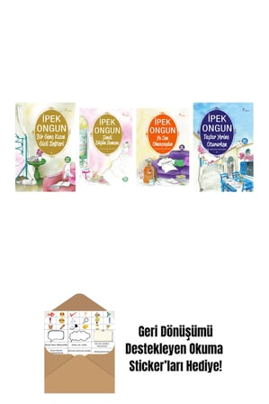 İpek Ongun 4 Kitap Set + Okuma Sticker'ları
