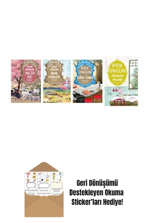 İpek Ongun 4 Kitap Set + Okuma Sticker'ları