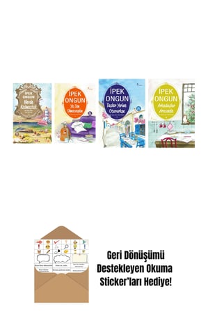 İpek Ongun 4 Kitap Set + Okuma Sticker'ları