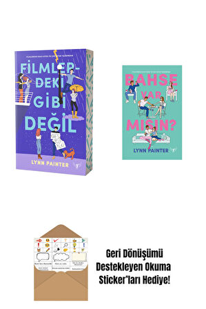Filmlerdeki Gibi Değil + Bahse Var Mısın? + Okuma Sticker'ları