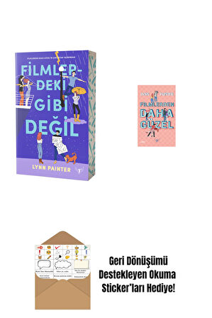 Filmlerdeki Gibi Değil + Filmlerden Daha Güzel (Ciltli) + Okuma Sticker'ları