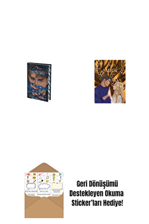 Lacivert + Amber + Okuma Sticker'ları