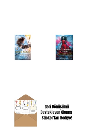 Demir Zincir (Ciltli) + Hava ve Karanlık Kraliçesi (Ciltli) + Okuma Sticker'ları