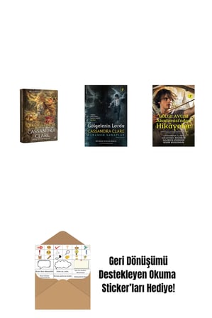 Cassandra Clare 3 Kitap Set + Okuma Sticker'ları