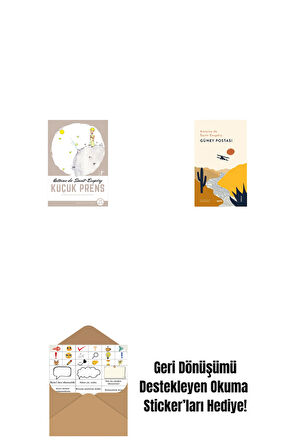 Küçük Prens + Güney Postası + Okuma Sticker'ları